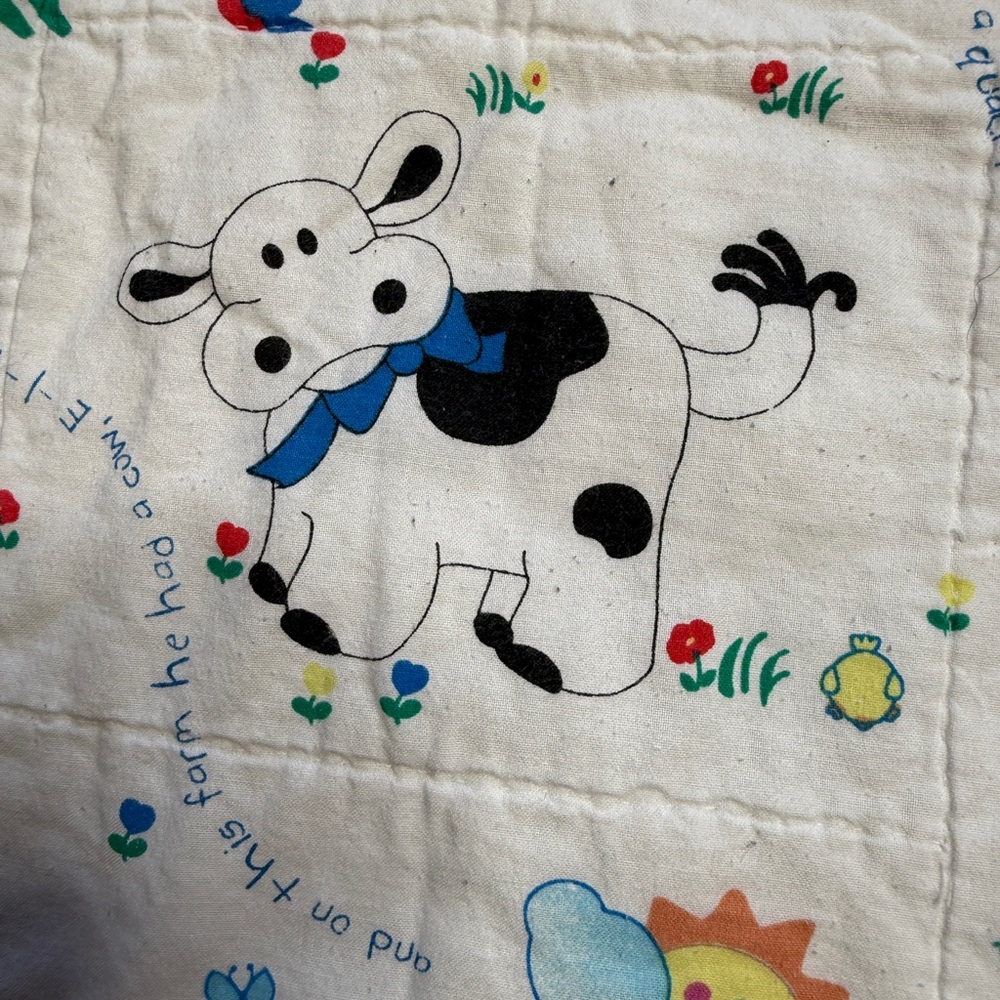 Animal Farm 45”x40” -The Old McDonald Collection ~ Cheri L. Strole Cotton Quilt - Picture 5 of 11